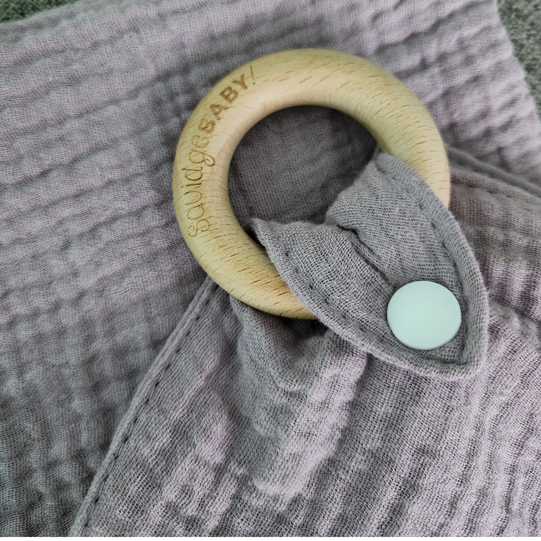 Teething ring blankies