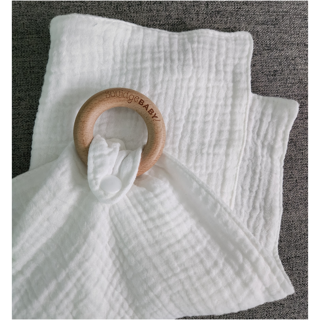 Teething ring blankies