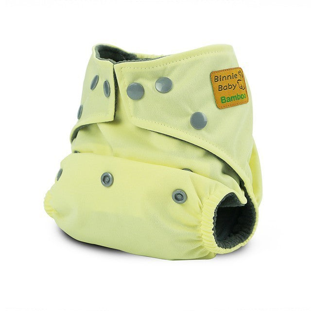 Yellow Bamboo Reusable Nappy